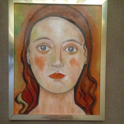 Quadro olio art deco - olio,