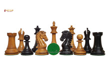 Serie Coppa Sinquefield Riprodotta Staunton Scacchi Pezzi Invecchiati/Ebanizzati