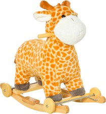 Dondolo giraffa peluche - dondolo,