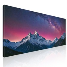Quadro Montagne Cielo Notturno