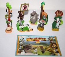 SORPRESINE KINDER FERRERO SERIE MADAGASCAR 2 ENTRA & SCEGLI FIGURE MEGA TOP RAR
