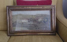 Arte Moderna Bel Quadro di Sergio Scatizzi Paesaggio 1949