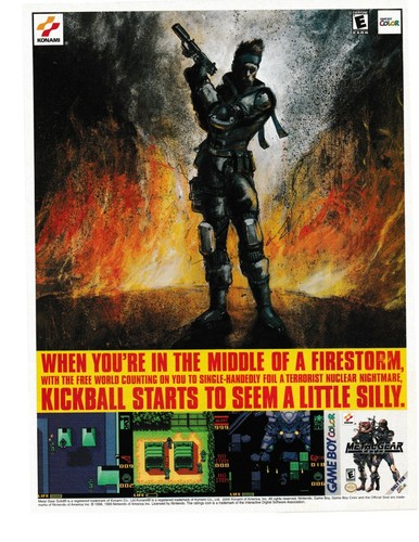 Pubblicità 2000 metal gear - 2000,
