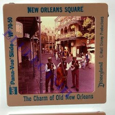 Disneyland Charm of New Orleans  Official Disney 35 mm Slide Fully Stamped 1970s