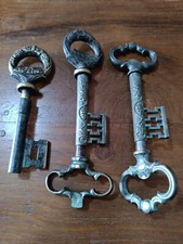 Lotto cavatappi forma di chiave In Vino Vita - Jst Wahrheit 3 PZ ottone e bronzo