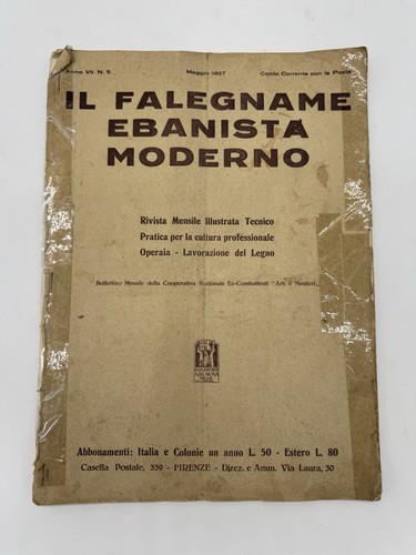 Rivista vintage falegname - rivista,