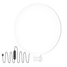 Lampada LED per fotografia 10 pollici bianco luce riempimento streaming selfie