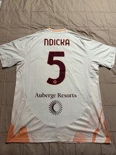 maglia roma match worn Ndicka 24/25 con CoA