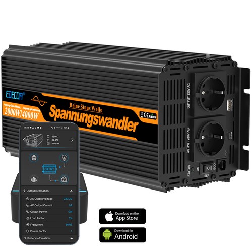 Edecoa inverter 2000w - inverter,