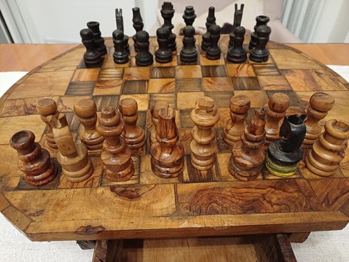 Scacchiera legno ulivo - scacchiera, di
