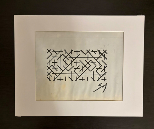Firmato sol lewitt disegno - sol,