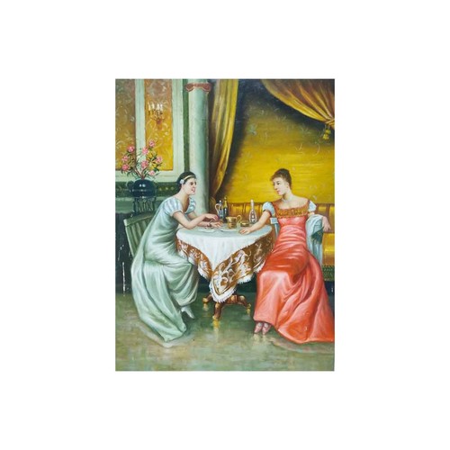 Dipinto mano olio tavola - a,
