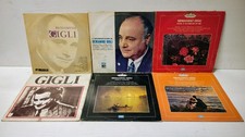 LOTTO 17 DISCHI VINILE LP 33 GIRI BENIAMINO GIGLI CANZONI ROMANZE ARIE DA OPERE