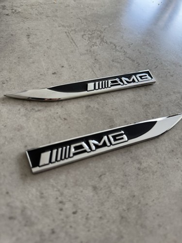 Amg mercedes emblema badge - 2x,