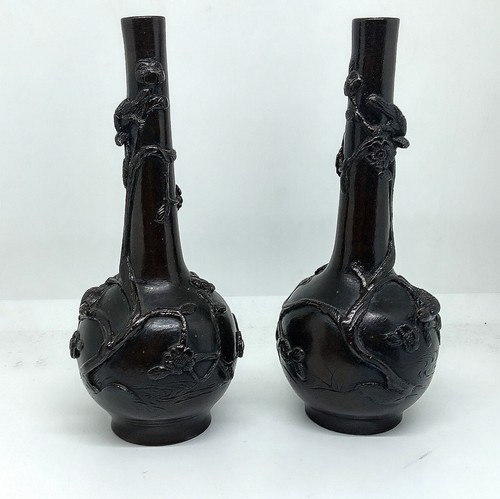 Antica coppia vasi bronzo - antica,