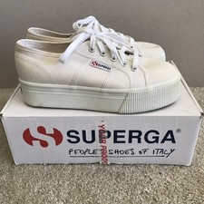 Superga Women's White Platform
