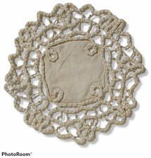 36464 Centrino d'epoca lavorato all'uncinetto (CROCHET) - vintage