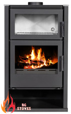 Stufa moderna con forno - inox, e