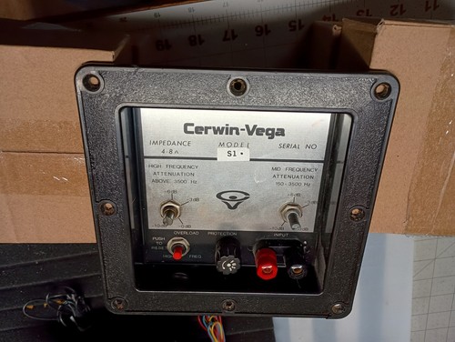 Cerwin vega crossover - s1,