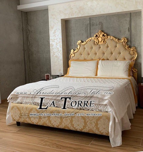 Letto matrimoniale barocco - letto,
