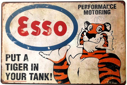 Esso tony tigre metallo - tigre,