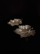 Coppia Foglie BUCCELLATI GIANMARIA Argento 925