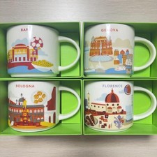 Tazza da caffè BOLOGNA BARI FLORENCE GENOVA Starbucks 14 oz You Are Here New