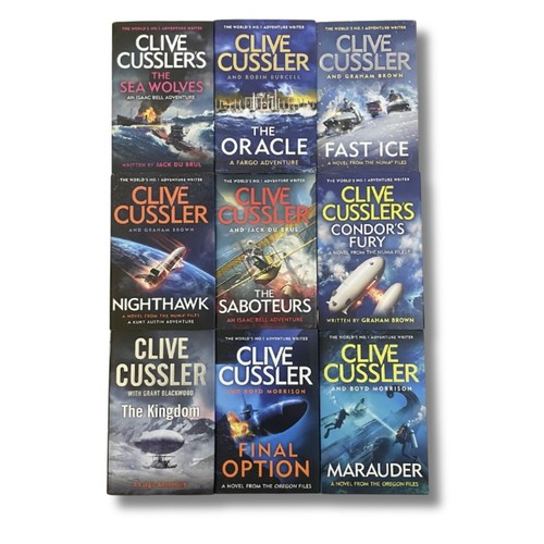 Clive cussler hardback book - clive,