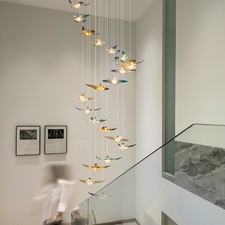 Lampadario uccellini acrilico