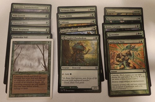 Mtg green commander deck rampa - mtg,