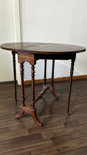 Antico tavolo ovale legno - antico,