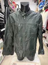 Giacca In Pelle Uomo Man Tg3XL