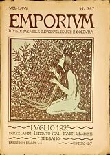Emporium - Rivista Italiana di Arti e Grafica - Luglio 1925, Vol. LXII, N. 367