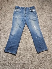 Jeans Alviero Martini vintage uomo taglia 36 trafilato macchiato 