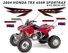 Adesivo decalcomania Honda TRX 450R 2004 kit OEM nero rosso plastica 450 ATV Quad Mark