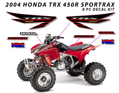 Adesivo decalcomania honda trx - adesivo,