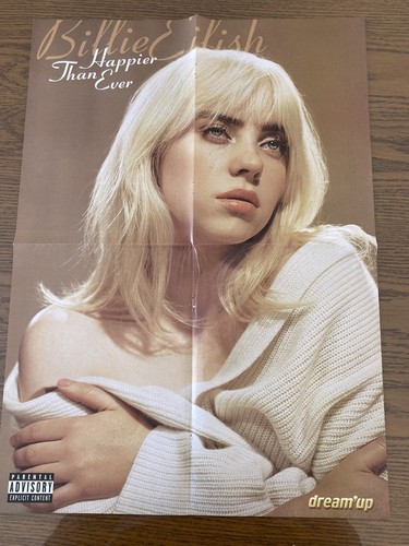Poster billie eilish happier - eilish,