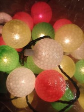 Luci Natalizie Vintage Palline