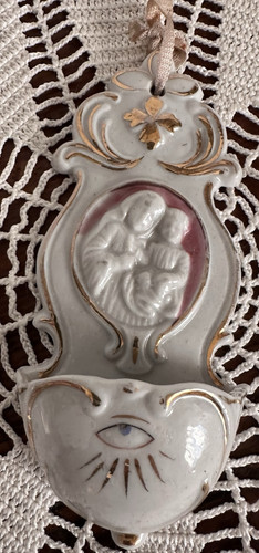 Antica acquasantiera arte - antica,