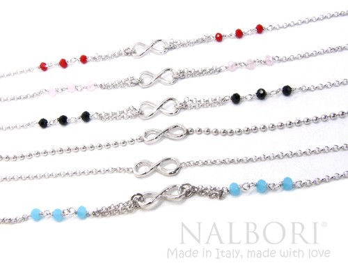 Bracciale infinito argento 925 - argento,
