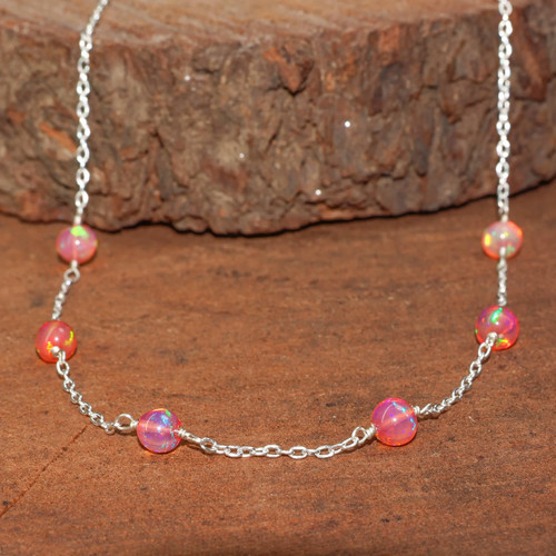 Collana catena pietre - , preziose