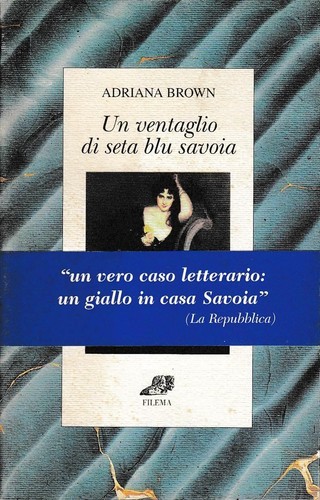 Ventaglio seta blu - ventaglio,