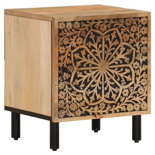 Bedside cabinet solid mango - cabinet,
