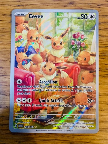 Near mint eevee - near, (188/167)