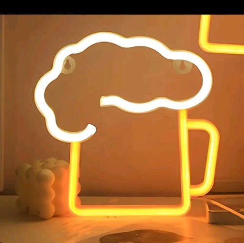 Insegna neon birra bar - insegna,