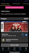 Biglietto Green Day Firenze 15/06