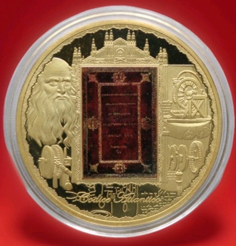 Medaglia leonardo vinci - da,