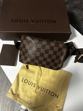 Marsupio Louis Vuitton Damier Ebene Geronimos Marrone