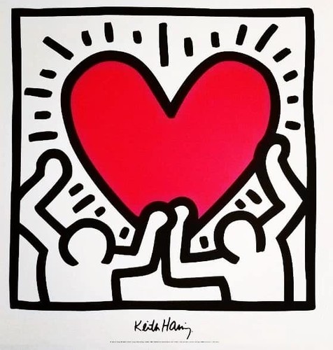 Keith haring rara serigrafia - haring,