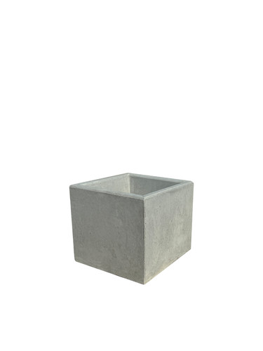 Vaso quadrato alto grigio - vaso,